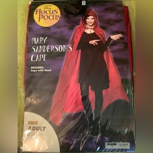 Mary Sanderson cape Halloween Cape Costume and choker  new in package
